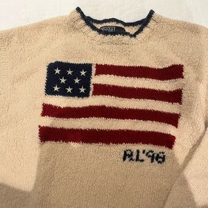 Vintage Ralph Lauren Flag Sweater